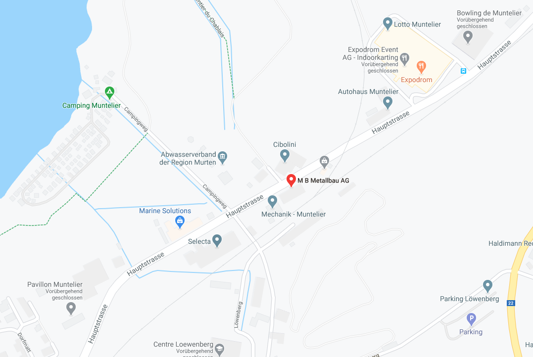 MB Metall AG Standort Google Map